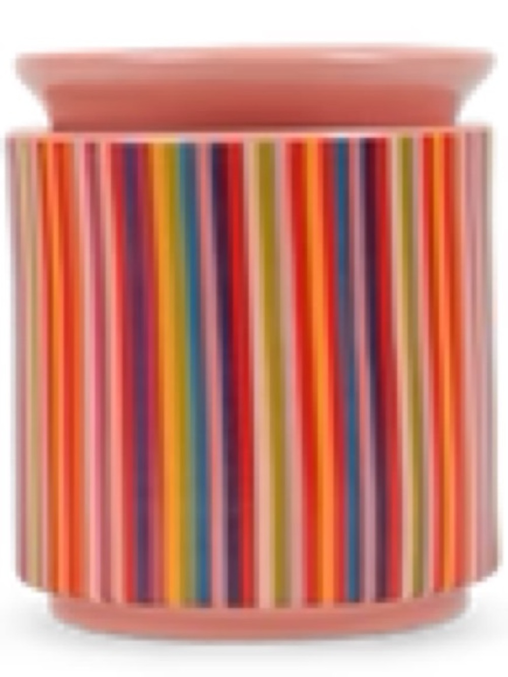 Pink Zebra colorful Stripes Wax Warmer